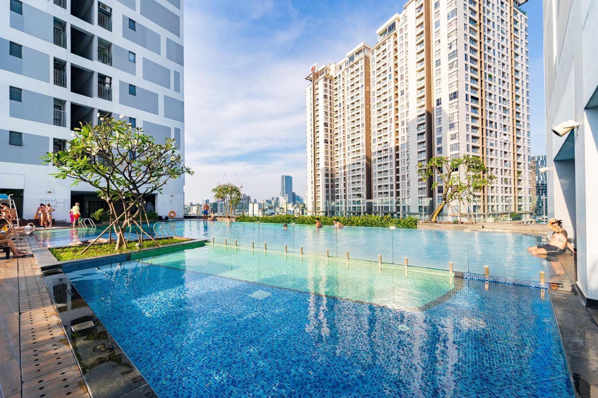 Saigon Apartments - Free City Walk Experience, Amazing Infinity Pool & Free 4G Sim Card For 3 Nights Ho-Chi-Minh-Stadt Exterior foto